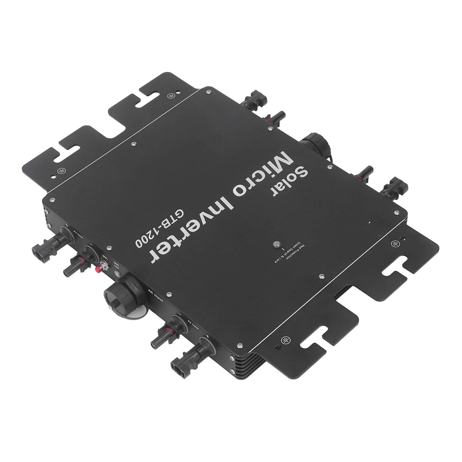 Fafeicy Falownik Mikro Sieciowy 1200W, MPPT WiFi, Wodoszczelność IP65