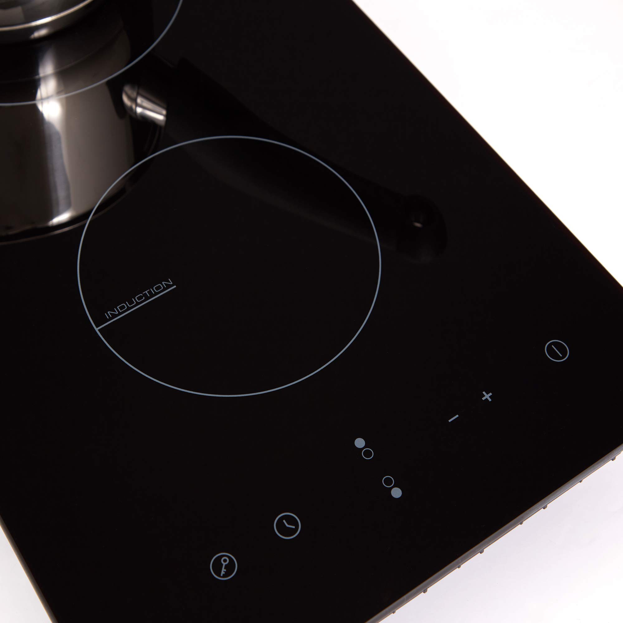 Cookology 30cm Domino Ceramic Induction Hob CIT300 300mm Black Glass