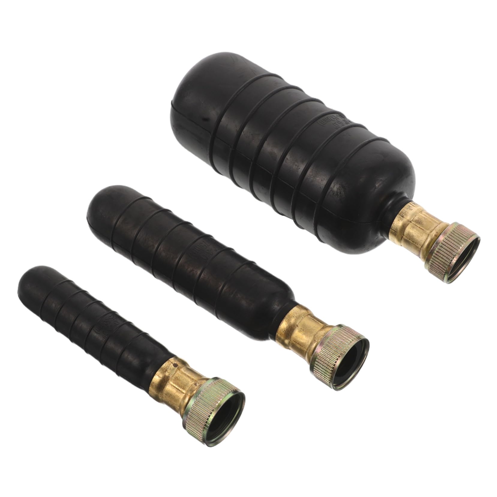 SEWACC Kit de Vejiga de Drenaje para Desatascar Fregaderos, Duchas y Sótanos de 3 Piezas Goma Resistente y Eficaz para Limpieza Versátil de Tuberías