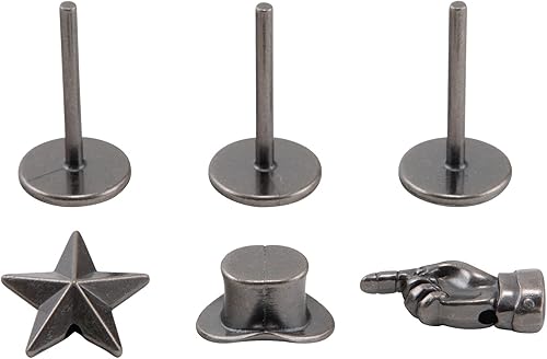 Miniatura 5 de Tim Holtz - Advantus Idea-Ology Adornos de metal 3Pkg-Figure Stands Artesanía, Plata