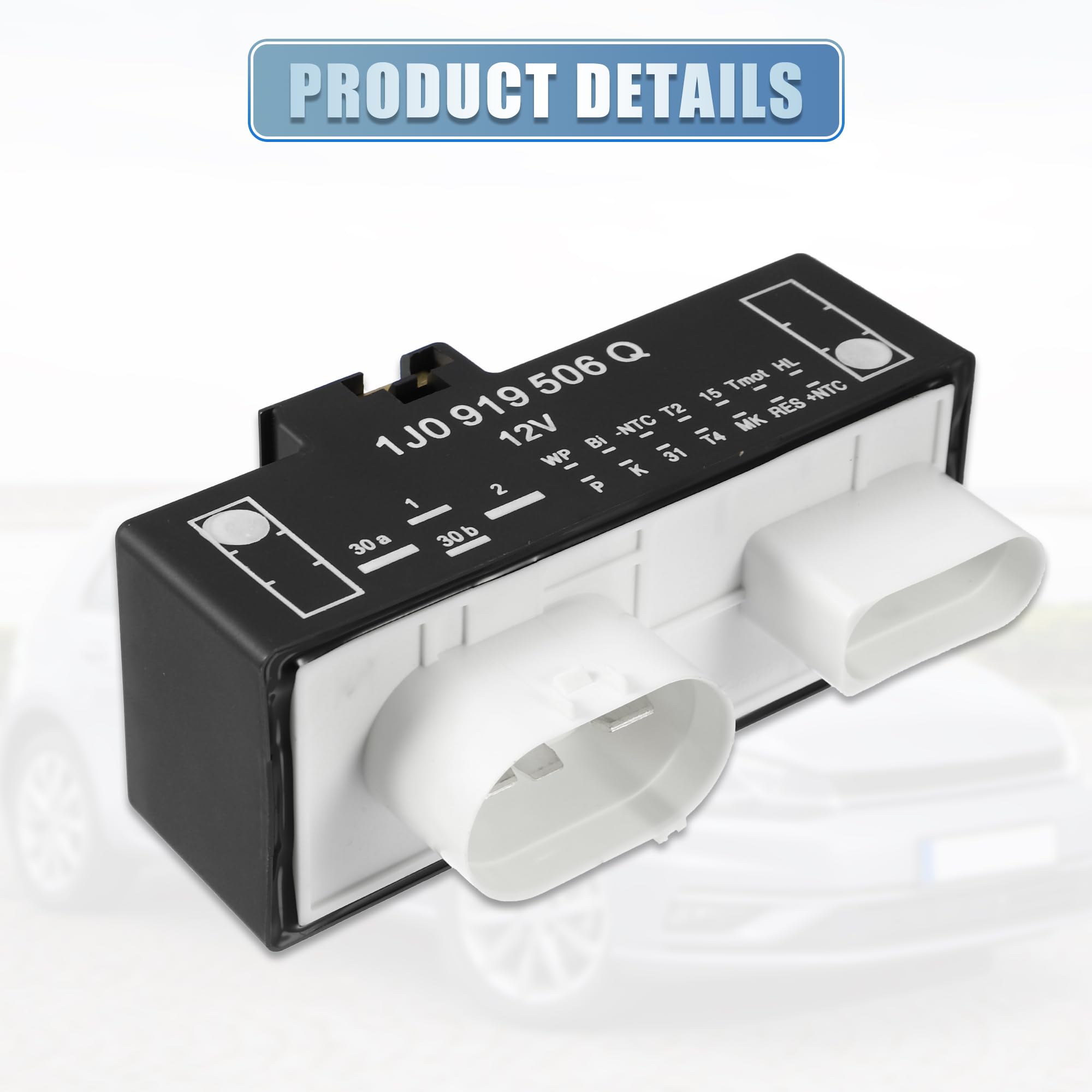 ABSOPRO Modulo di controllo ventola radiatore per Volkswagen 1J0919506Q
