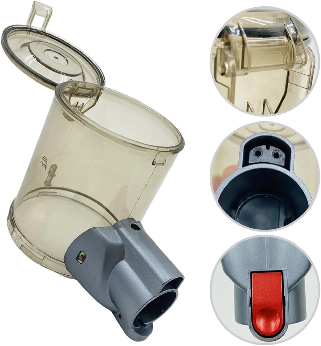 1pc Dust Bin，Compatible for Moosoo，K17 K23 Vacuum Cleaners Replacement Parts Home Appliance Parts Household Supplies