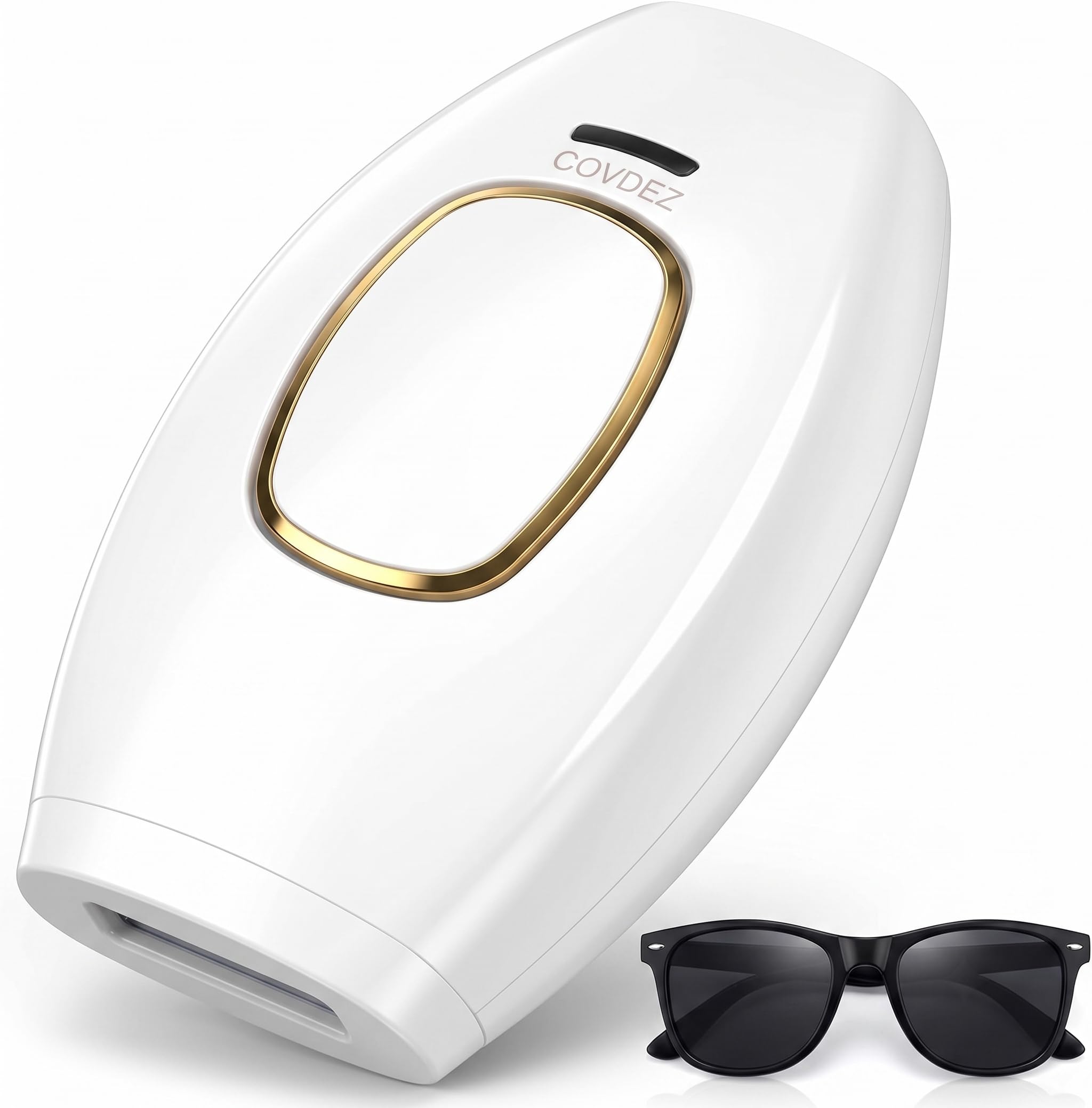 IPL Hair Removal Handset Women Men Painless Laser Remover Machine Permanent Reduction Face Bikini Underarms Legs At Home Epilator ABS White Compact Reusable Lightweight Grooming Device-image-35