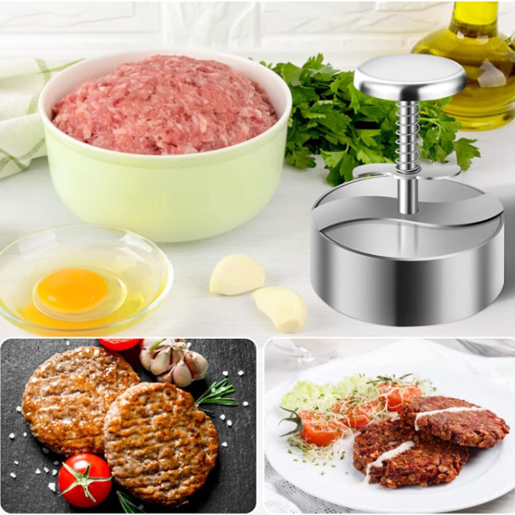 Domowy pieczeń mielona, prasa do burgerów hamburgery ze stali nierdzewnej maszyna do pasztecików do mięsa, warzyw, wołowiny, grilla z grilla domowy hamburger