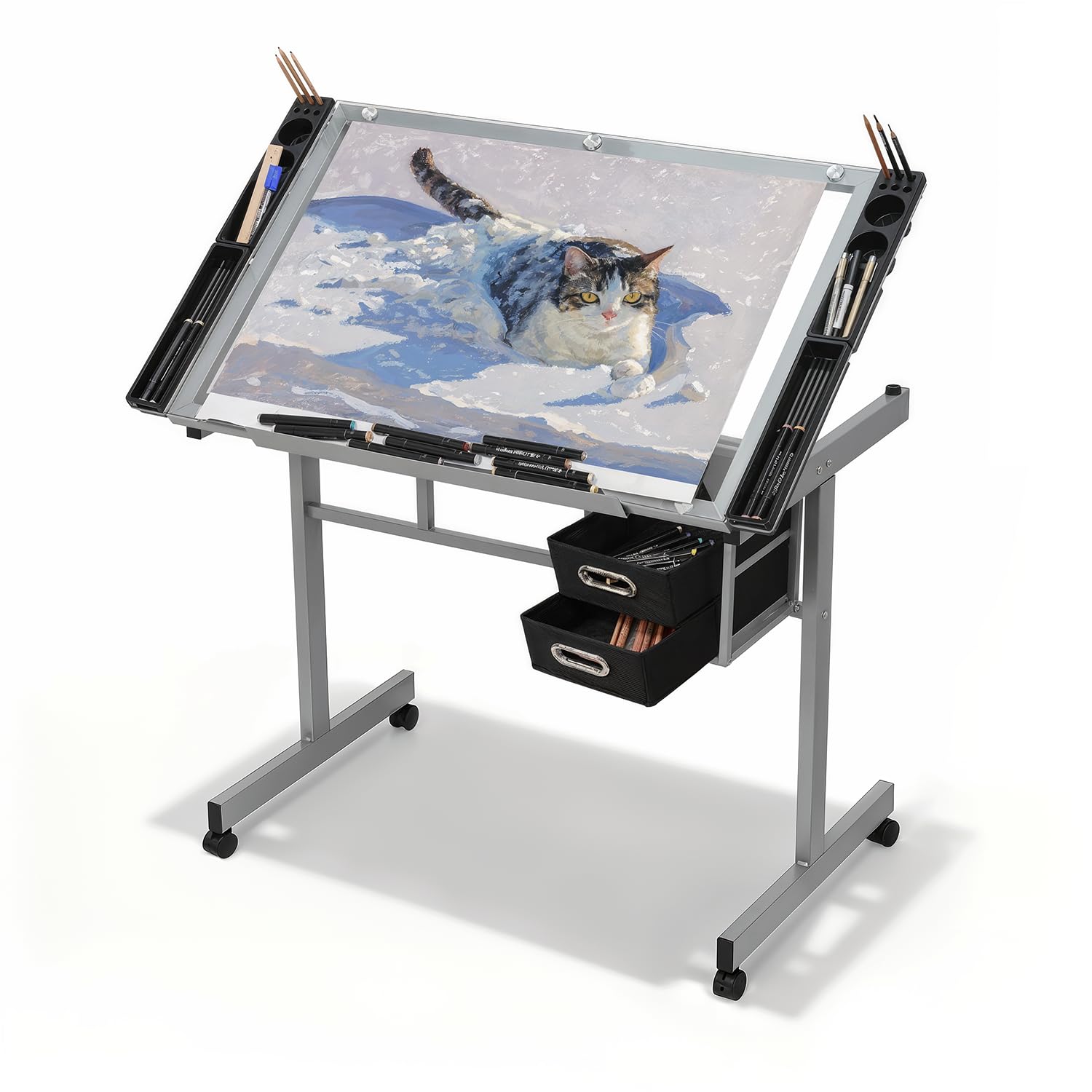 Amazon.co.jp: Magshion 製図テーブル 高さ調節可能 アーティスト