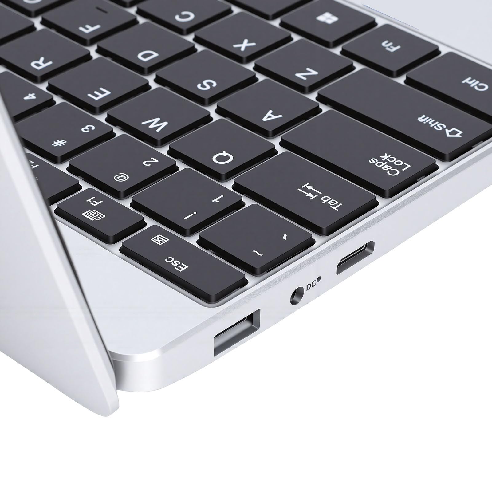 XUMIUZIY Laptop da 15,6 Pollici, Celeron N5100 8GB RAM 1TB SSD, Display con Tastierino Numerico Retroilluminato, Winos 11 PRO, per Il Lavoro Quotidiano e L'intrattenimento (Spina Europea)