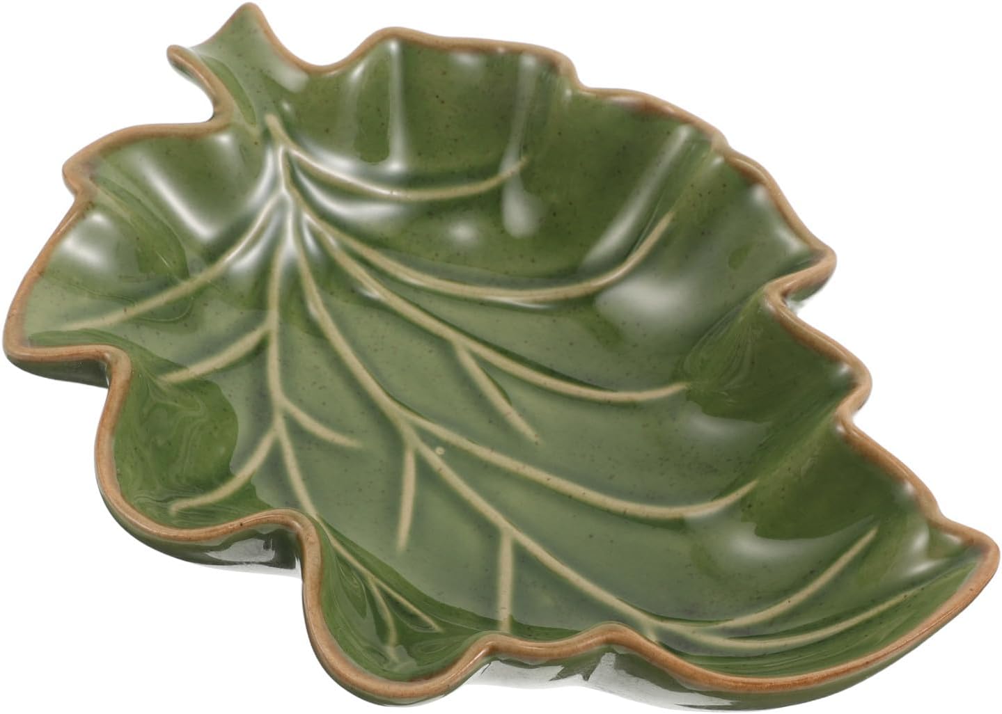 Butterfly Feeder: Outdoor Ceramic Butterfly Puddler and Bee Watering Station - Leaf Shaped Water Tray Garden Feeding Dish Decor for Garden Lawn Yard