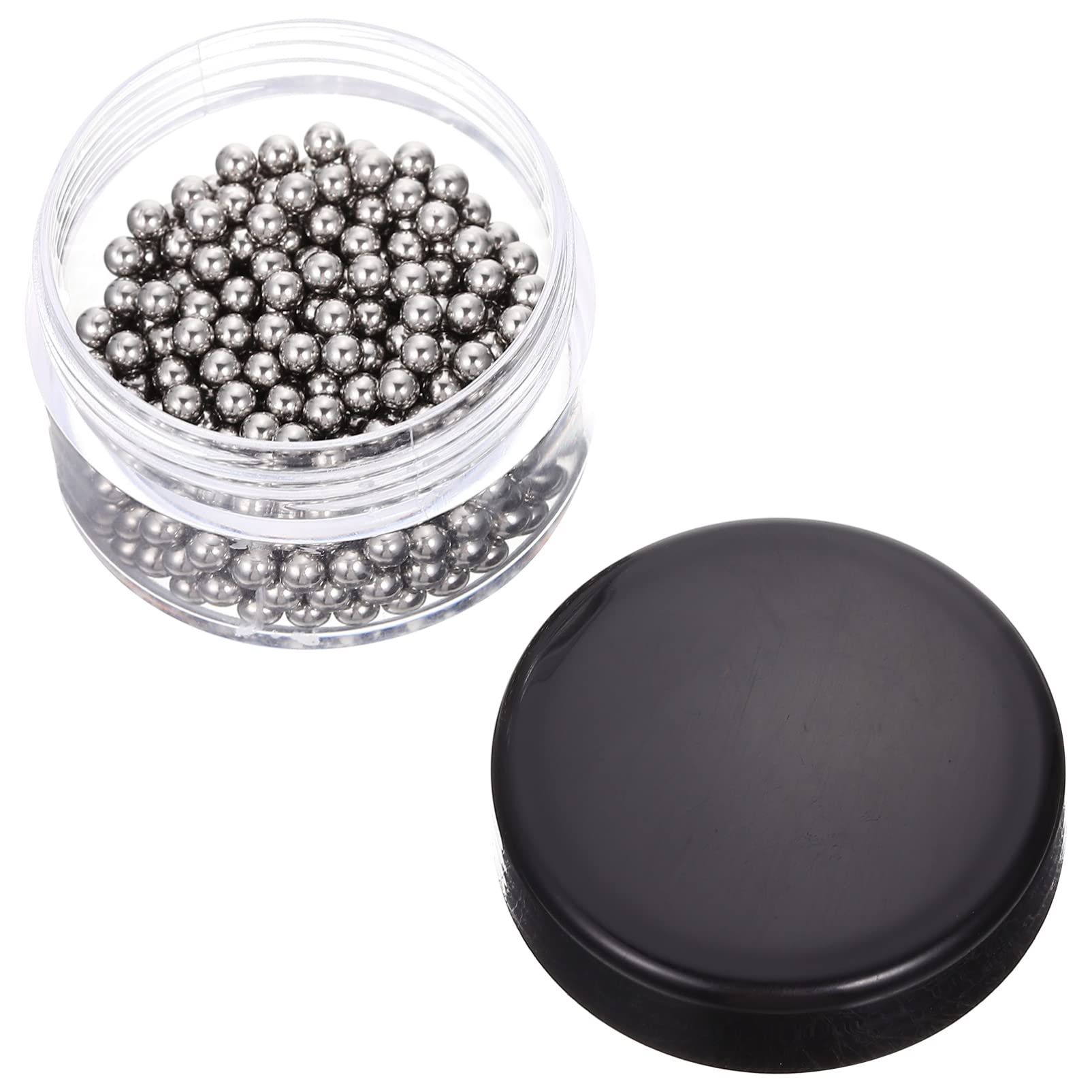 Hemoton 400pcs Decanter Cleaning Beads Stainless Steel Pellets Cleaning Balls 3MM for Glassware Wine Decanters Water Bottle Carafe and Vase