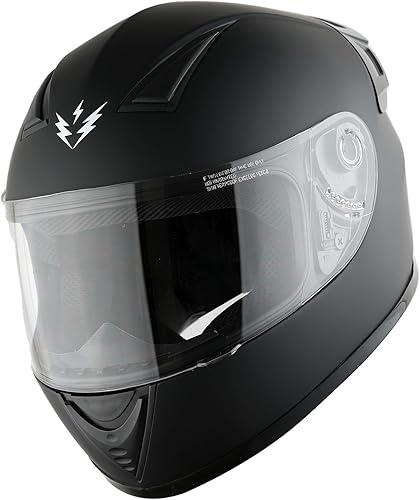 Miniatura 5 de 1Storm - Casco integral para motocicleta para niños, bicicleta urbana, go-kart, karting, BMX, MX B15