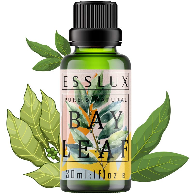 Esslux Bay Leaf Essential Oil for Dry Hair & Scalp - Perfect for Aromatherapy, Hair Growth & Sleep - Pure, Therapeutic Grade Bay Leaf Oil - Diffuse or use on Skin or Hair - 30 ML (B0B57N1QC8) Amazon Price History, Amazon Price Tracker