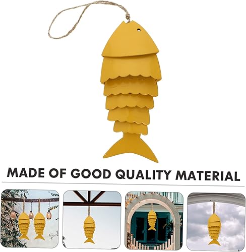 Miniatura 7 de GANAZONO Campanas de viento al aire libre únicas del arte de los pescados Koi del arte del viento para la decoración del jardín