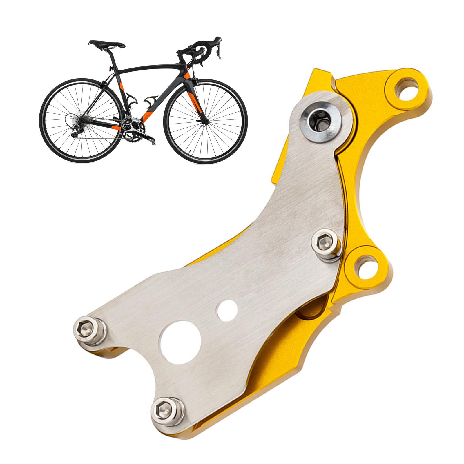 Kangnice Bicycles Disc Brake Adapter Converter Bike Fixed Seats Disc Brake Converter Conversion Modification Accessories