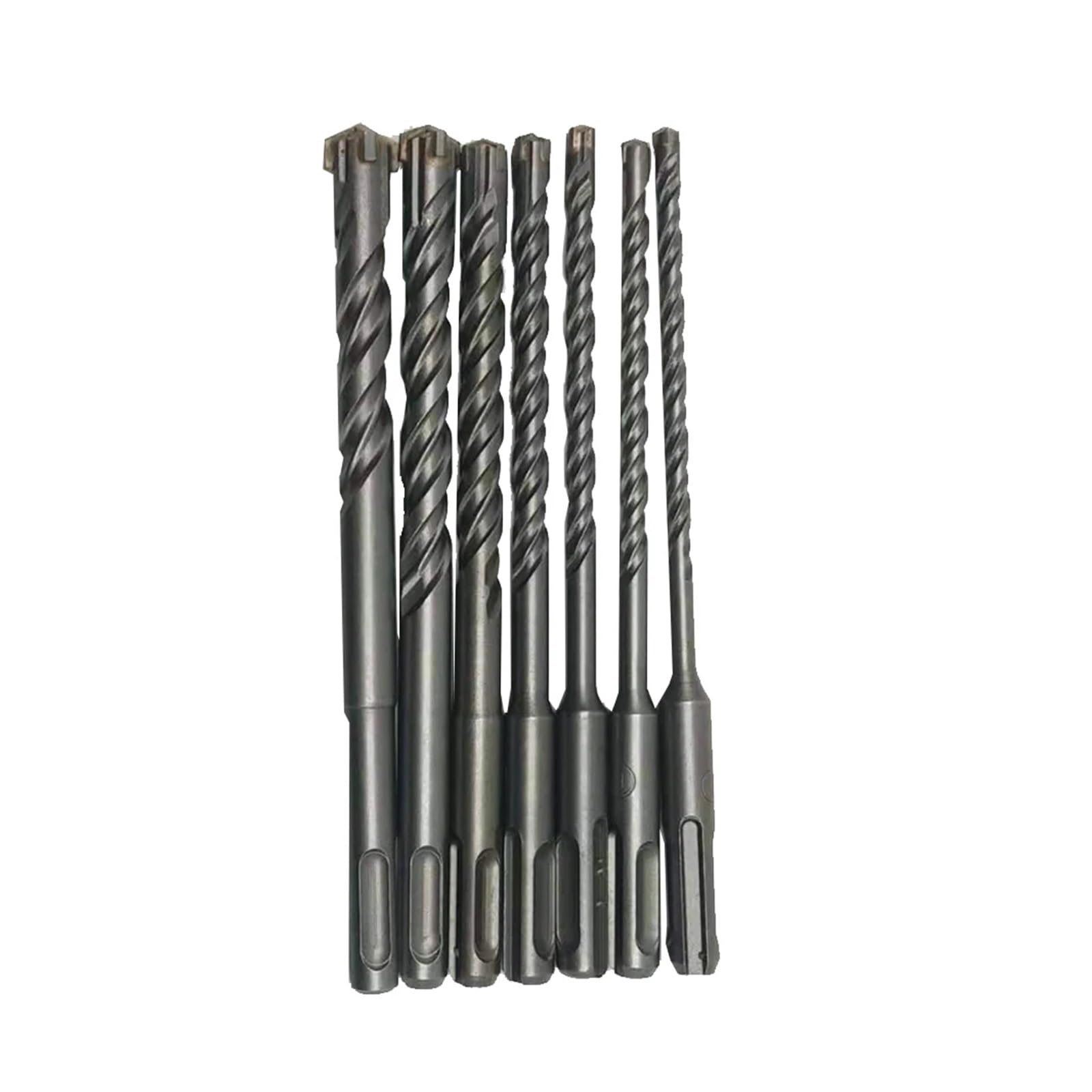 7 Pz 8 pz/set Calcestruzzo Plus Punta da trapano Punte Trasversali 4 Frese 160mm Muro di Mattoni Blocco Martello Elettrico Punte di Perforazione in Muratura(7pcs)