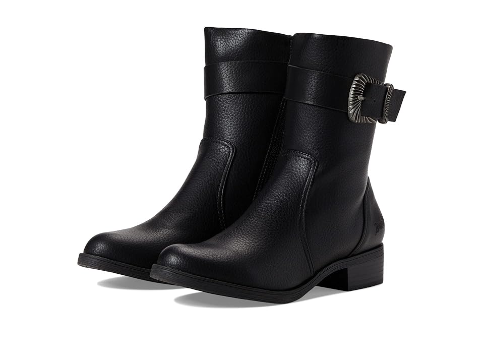 Blowfish Malibu Viss (Black Tumbleweed) Women's Shoes INTERNATIONAL SHIPPING