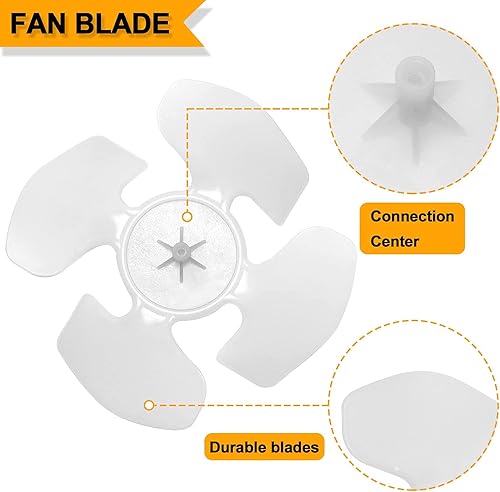 Miniatura 3 de W10124096 Kit de motor de ventilador de condensador compatible con refrigeradores Whirl-Pool Kitche-Naid reemplaza piezas 2188538 2188727 W10130108