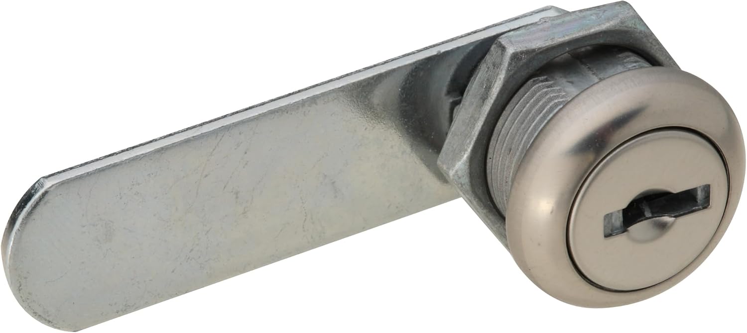 Door-Drawer Utility Lock, Chrome, 1/4-In.