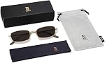 SOJOS Petites Lunettes de soleil Rectangle tendance Femmes Hommes, Rétro 80s 90s Y2k Chic Narrow Skinny Sunnies SJ1187