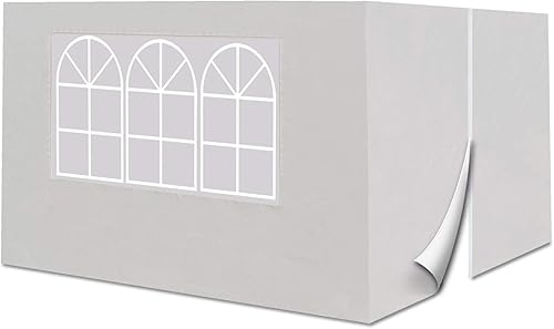 Strong Camel Paredes laterales laterales de 10 pies de largo x 6.4 pies de ancho, para toldo desplegable EZ de 10 x 10 pies, carpa para exteriores,