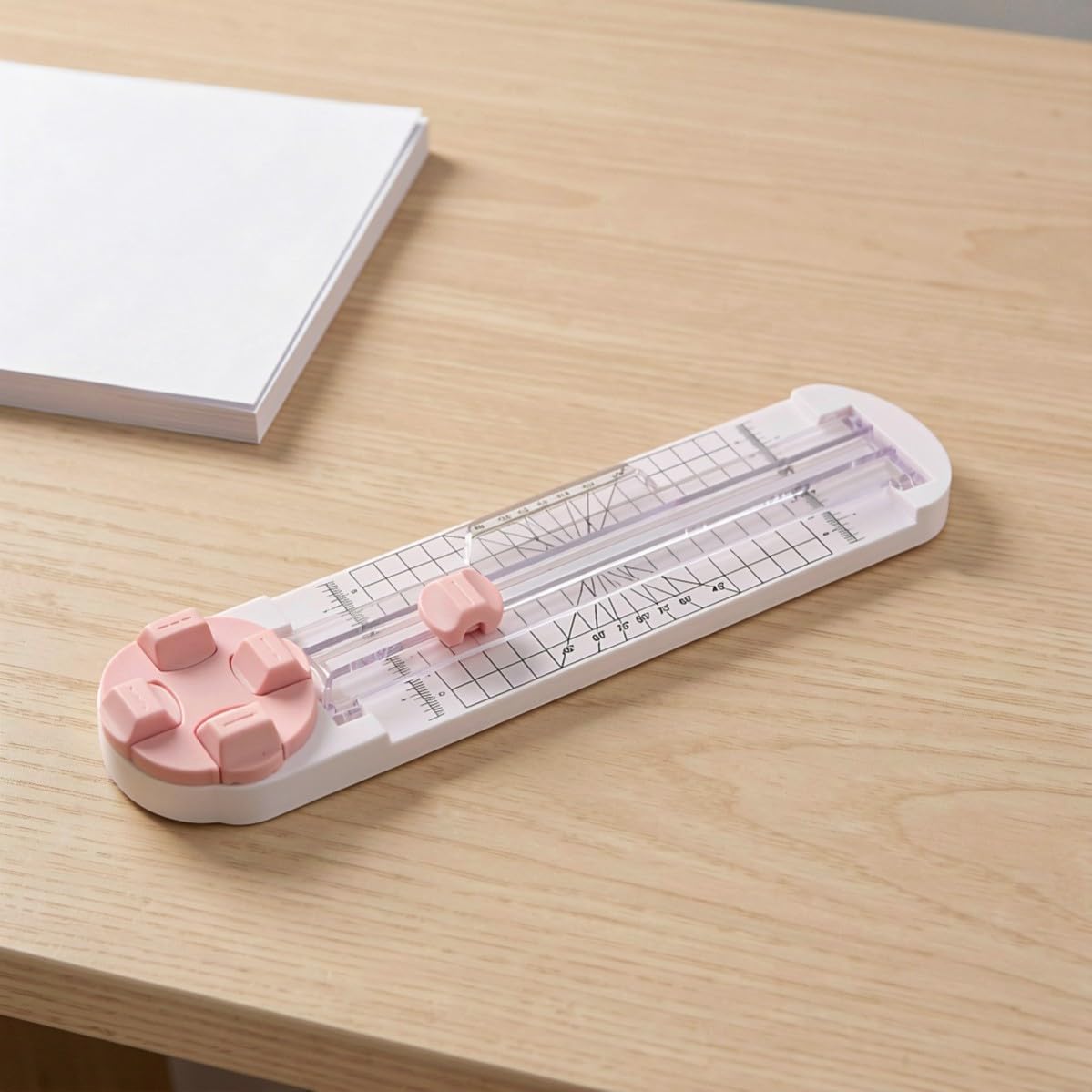 1 Sliding Paper Cutter with Dual Direction Track and Ruler