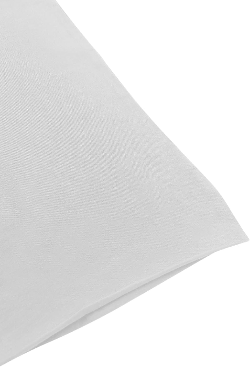 Men's Short Sleeve Round Neck T Shirts Boxy Raw Cut Tee Casual Basic Tops - Image 5