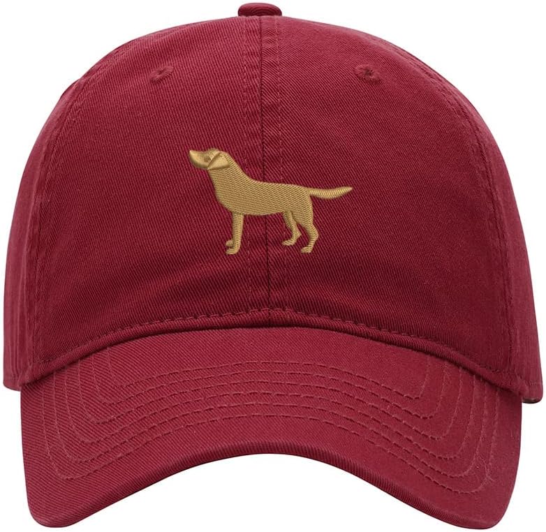 Baseball Cap Men Labrador Dog Embroidered Washed Cotton Dog Hat Baseball Caps