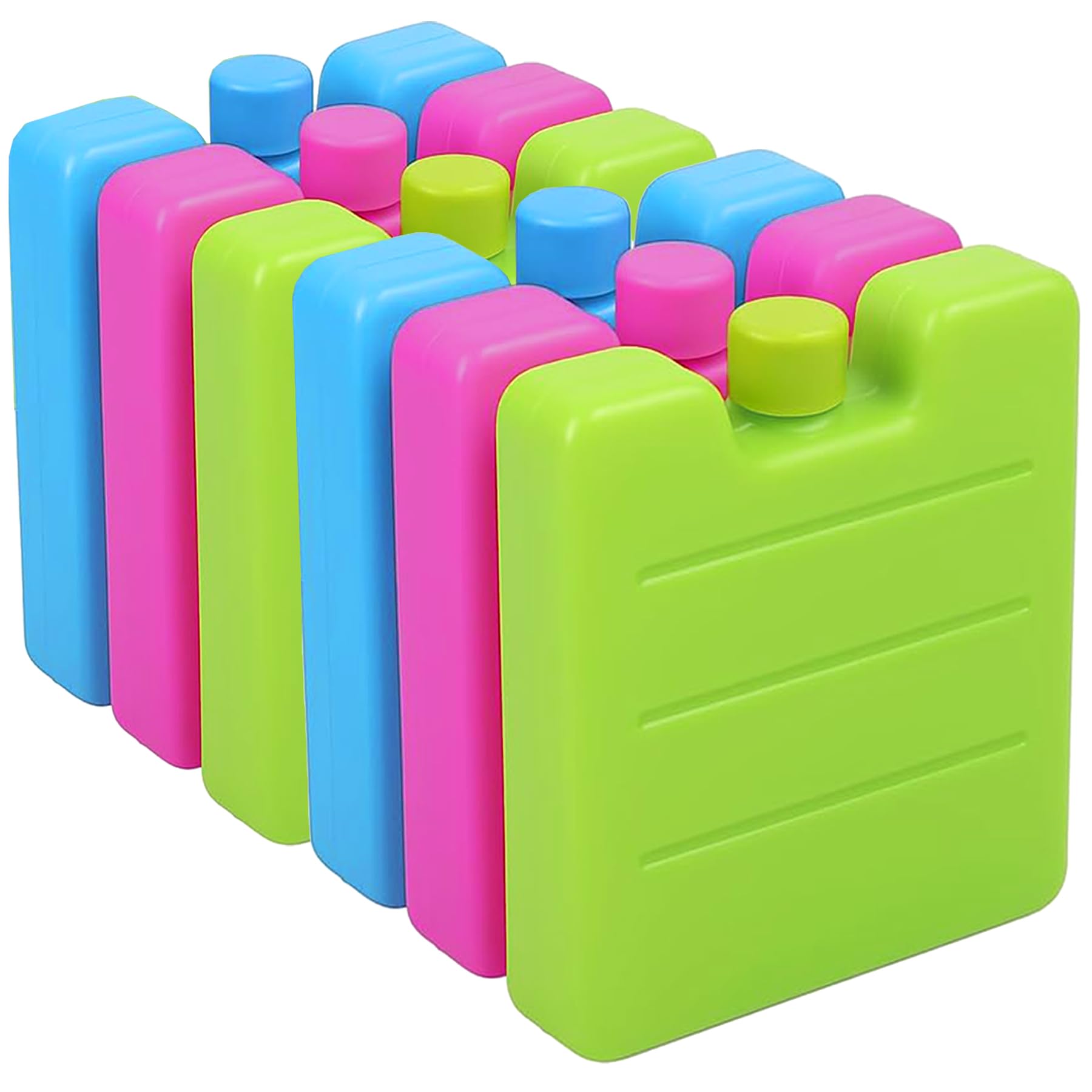 Roe Tenpo Home Freezer Blocks Ice Packs for Lunch Bags and Coolers - Slim, Reusable and BPA-Free Freezer Packs