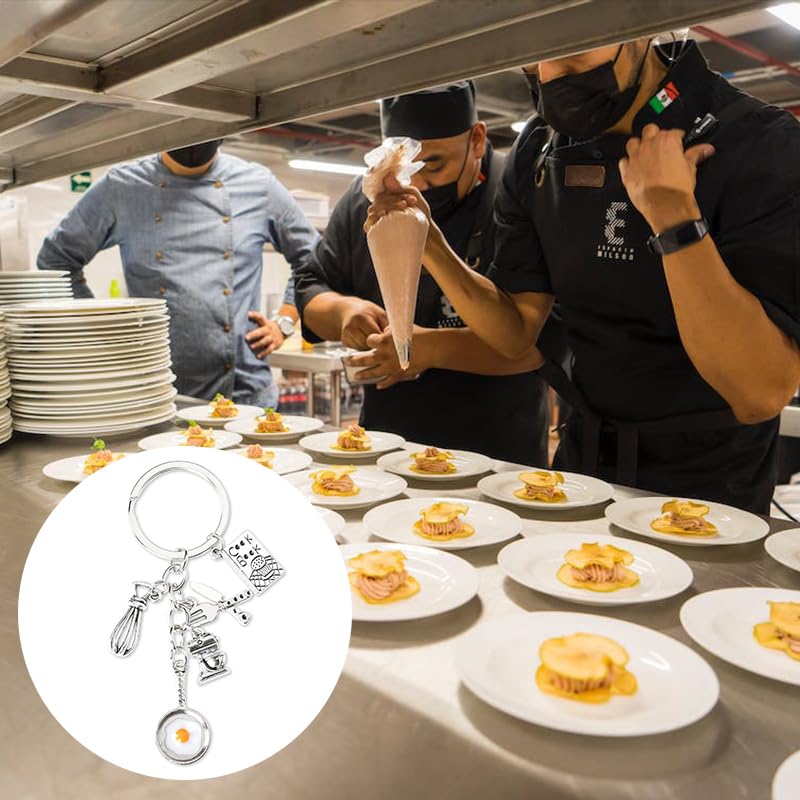 Culinary Chef Baking Gifts for Women Men Students Cooker Keychain for Baker  Christmas Birthday Gift for Chef Bake Cook Lover Gifts Accessories favors
