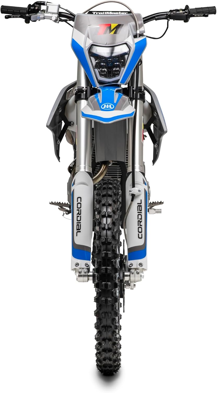 Trailmaster JHL Pro Series TM LX250 Premium Mid-Size Dirt Bike, Electric Start, Extended Frame, 21 inch Front tire, 37.4 seat Height, Manual Trans