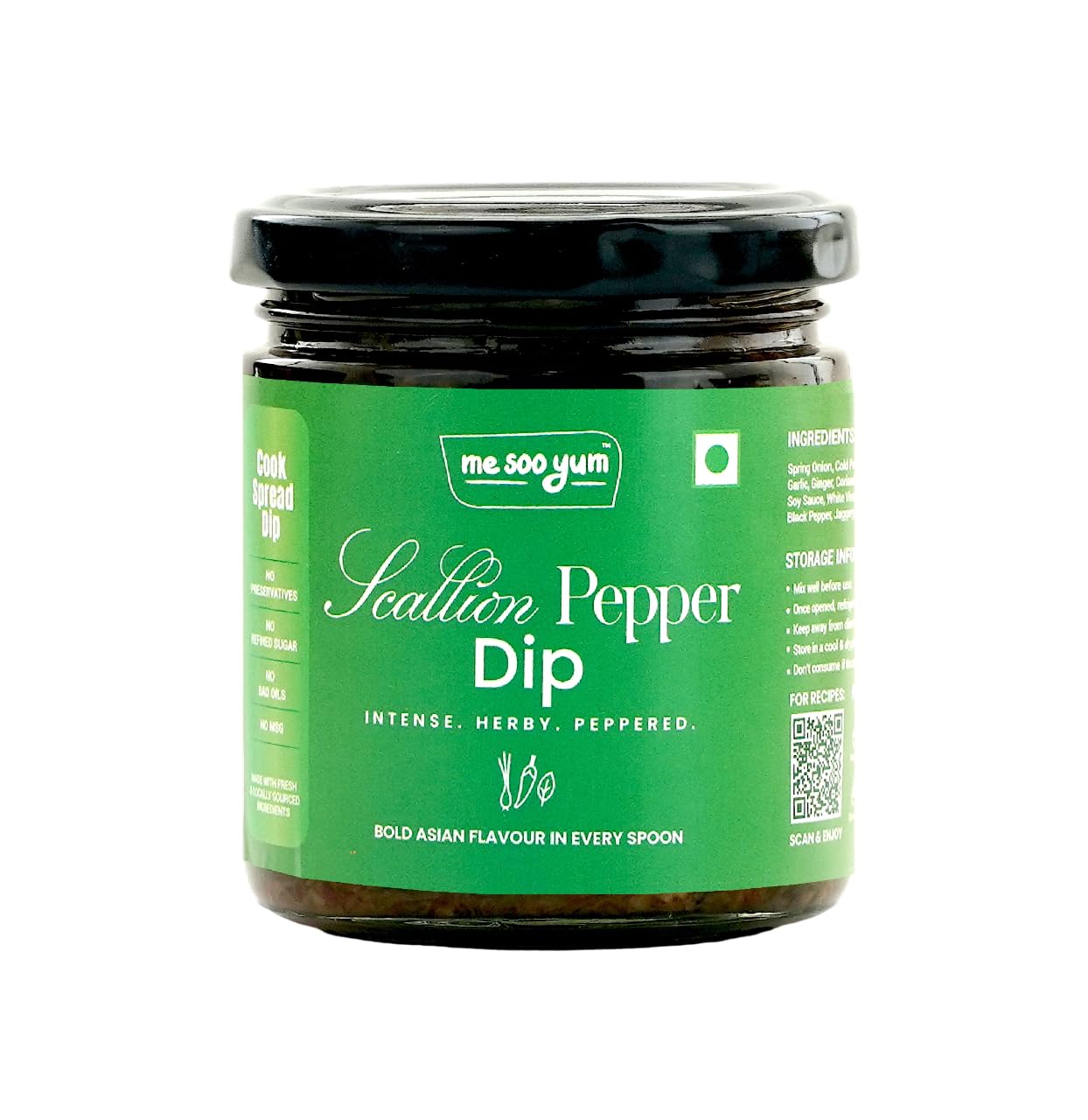 MeSooYum Scallion Pepper Dip, Clean Savory Spring Onion Coriander Blend, No Refined Sugar,No Preservatives, No MSG, No Dairy, Made with Fresh Ingredients & Cold-Pressed Oil-image-30