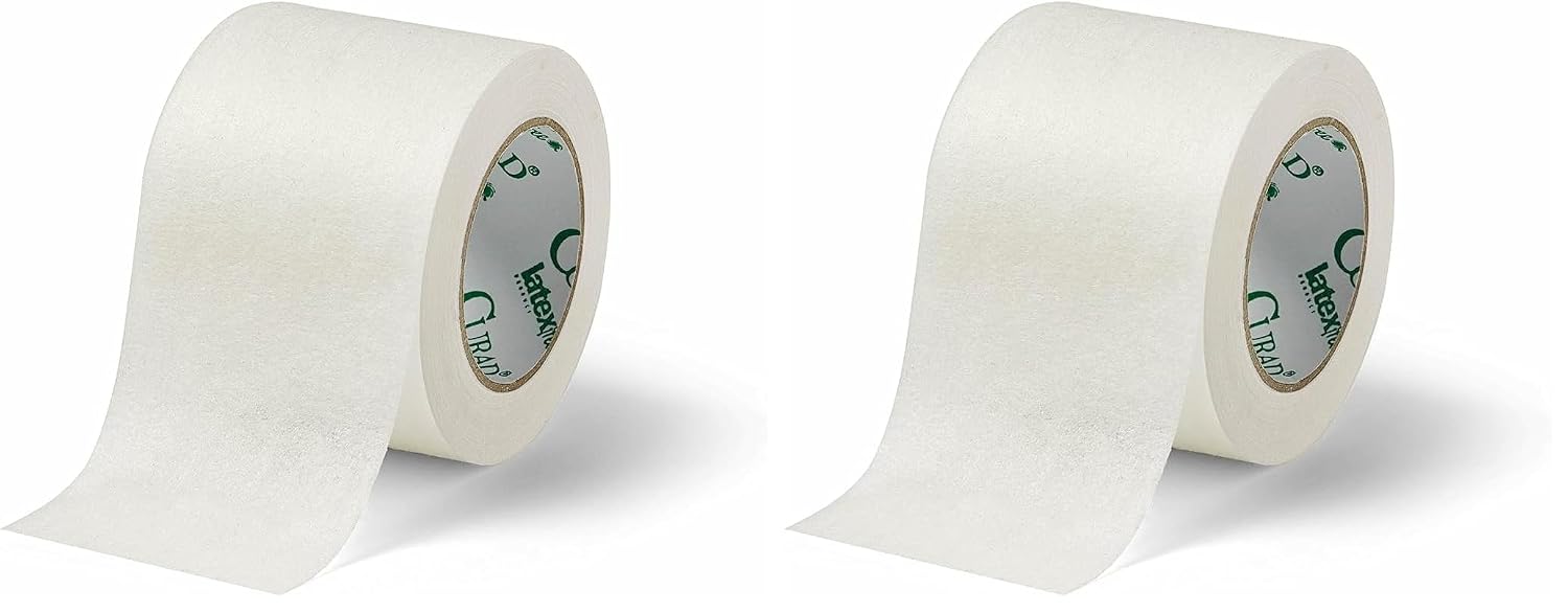 Medline CURAD Paper Adhesive Tape, 1" x 10 yds., Not Made from Natural Rubber Latex, 1 Roll (Pack of 2)