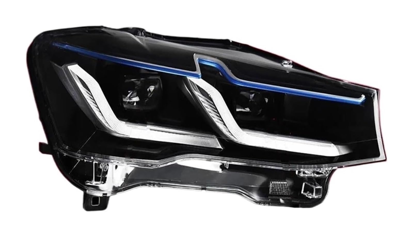 Dynamiczny kierunkowskaz do BMW X3 F25 2010-2017 i M5 przedni blok optyczny, kompatybilny z pojazdami z kierownicą po lewej i prawej stronie (2014-2017/z kierownicą po prawej stronie)