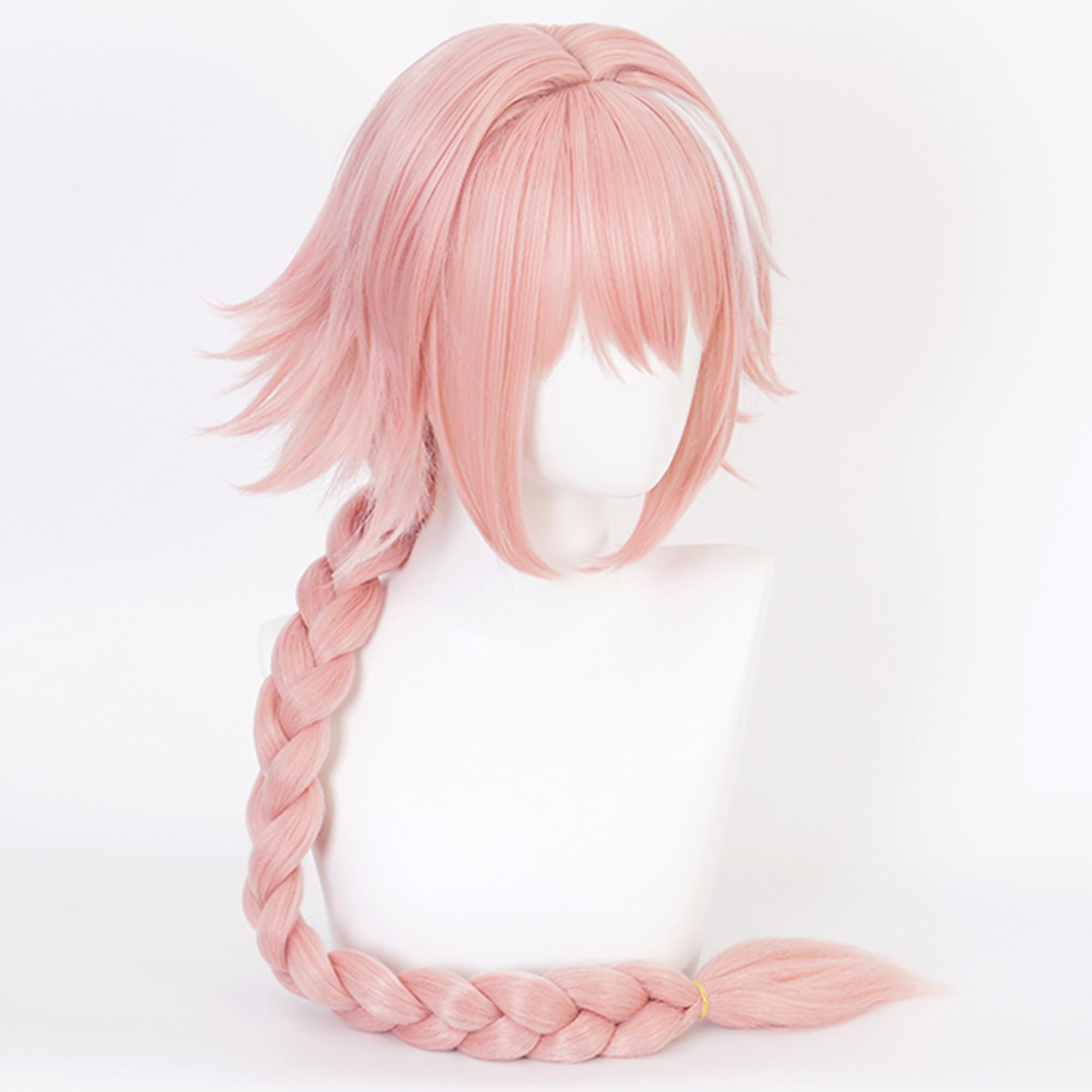Pink Long Braids Anime Wig with Heat Resistant Synthetic Costume Hairs for Women Halloween Cos Anime Party Replacement Wigs - Image 2