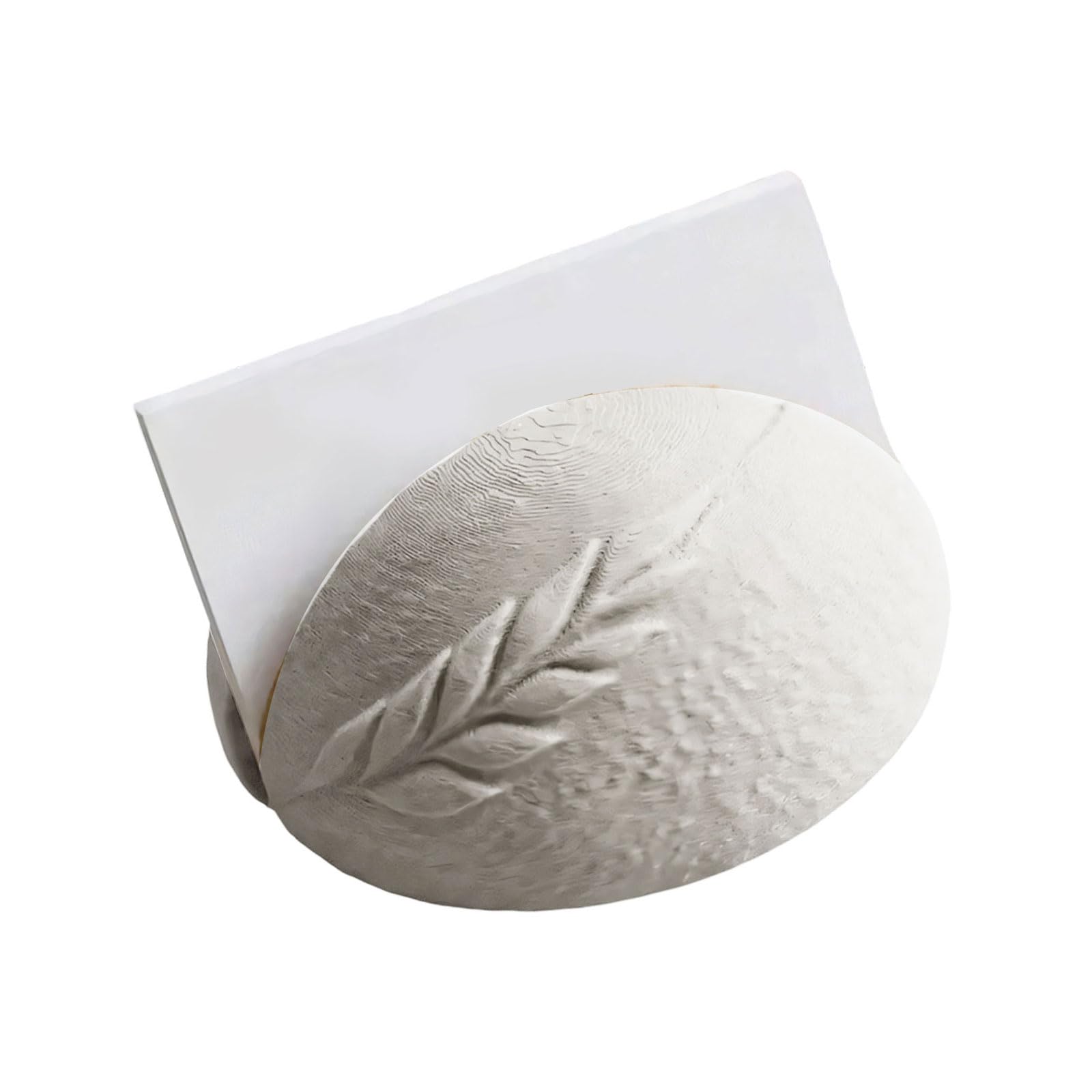 JSGHGDF 3D PrintedBread Business Card Stand 9.40X9.40X4.5CM Desktop Card Organiser Stand for Offices Desk Organization Lightweight Display
