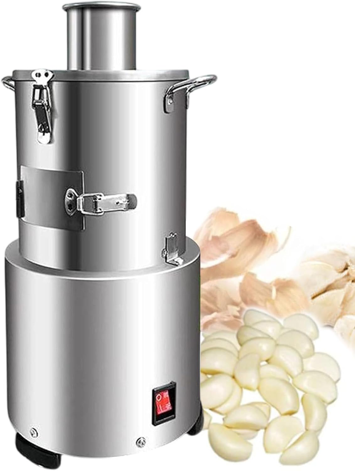Electric Garlic Separator for Restaurants, Commercial Grade Garlic Peeler, Up to 25KG/H Whole Garlic Clove Peeler,