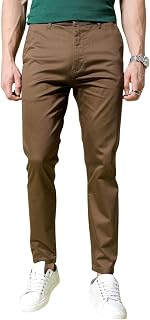The Indian Garage Co Men Slim Fit Solid Mid-Rise Stretchable Chinos Price In India