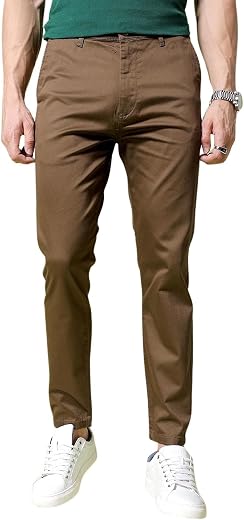 The Indian Garage Co Men Slim Fit Solid Mid-Rise Stretchable Chinos
