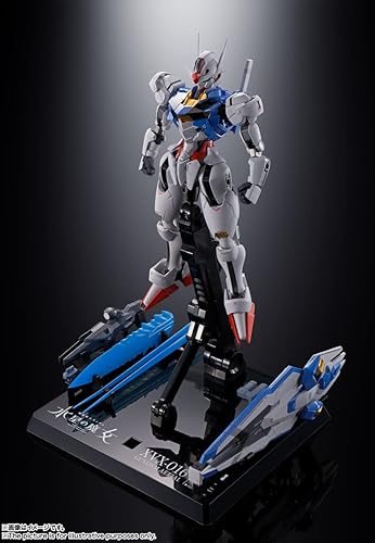 Miniatura 6 de TAMASHII NATIONS - Mobile Suit Gundam: The Witch from Mercury - Gundam Aerial, Bandai Spirits Chogokin Metal fundido coleccionable