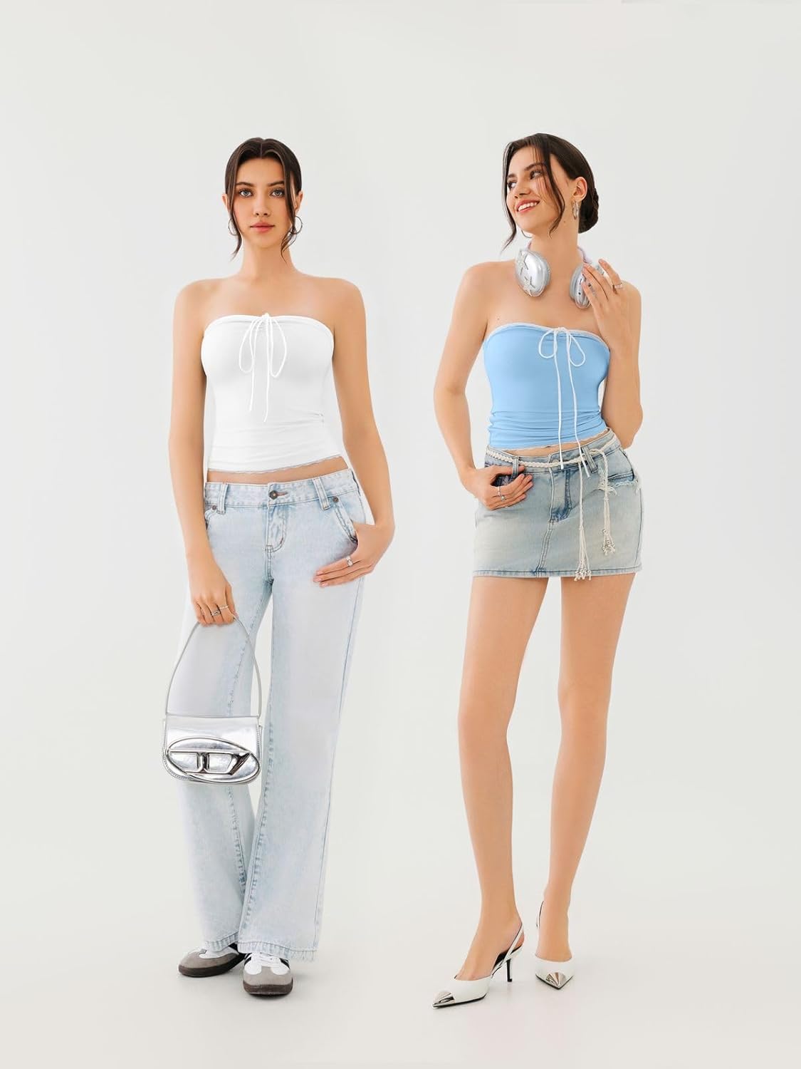 REORIA Women's Y2K Tube Top - Image 3