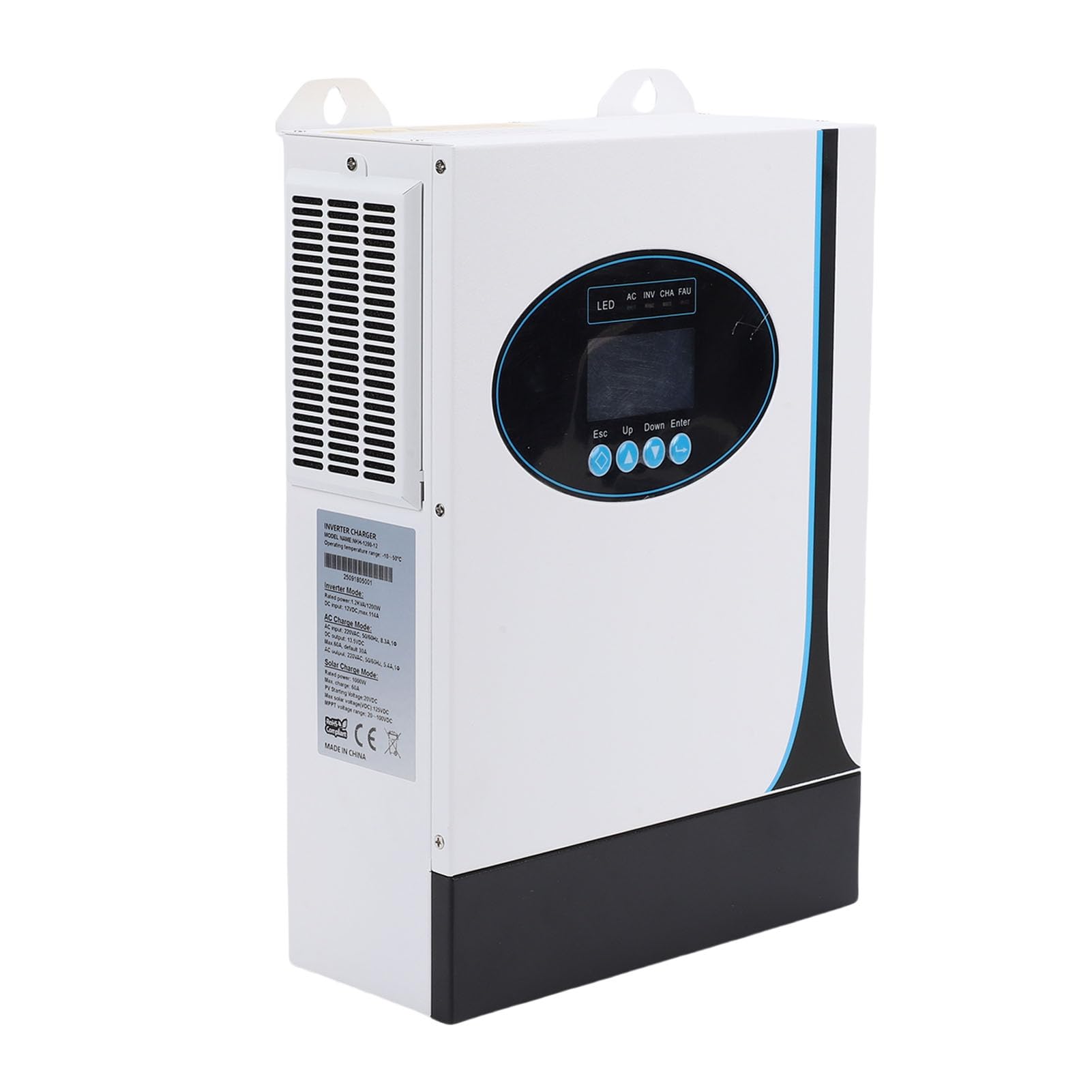 Uscita Efficiente a Onda Sinusoidale Pura con Inverter Solare Ibrido Off-grid per Siti Industriali Domestici e Scolastici Potenza 1,2 KW