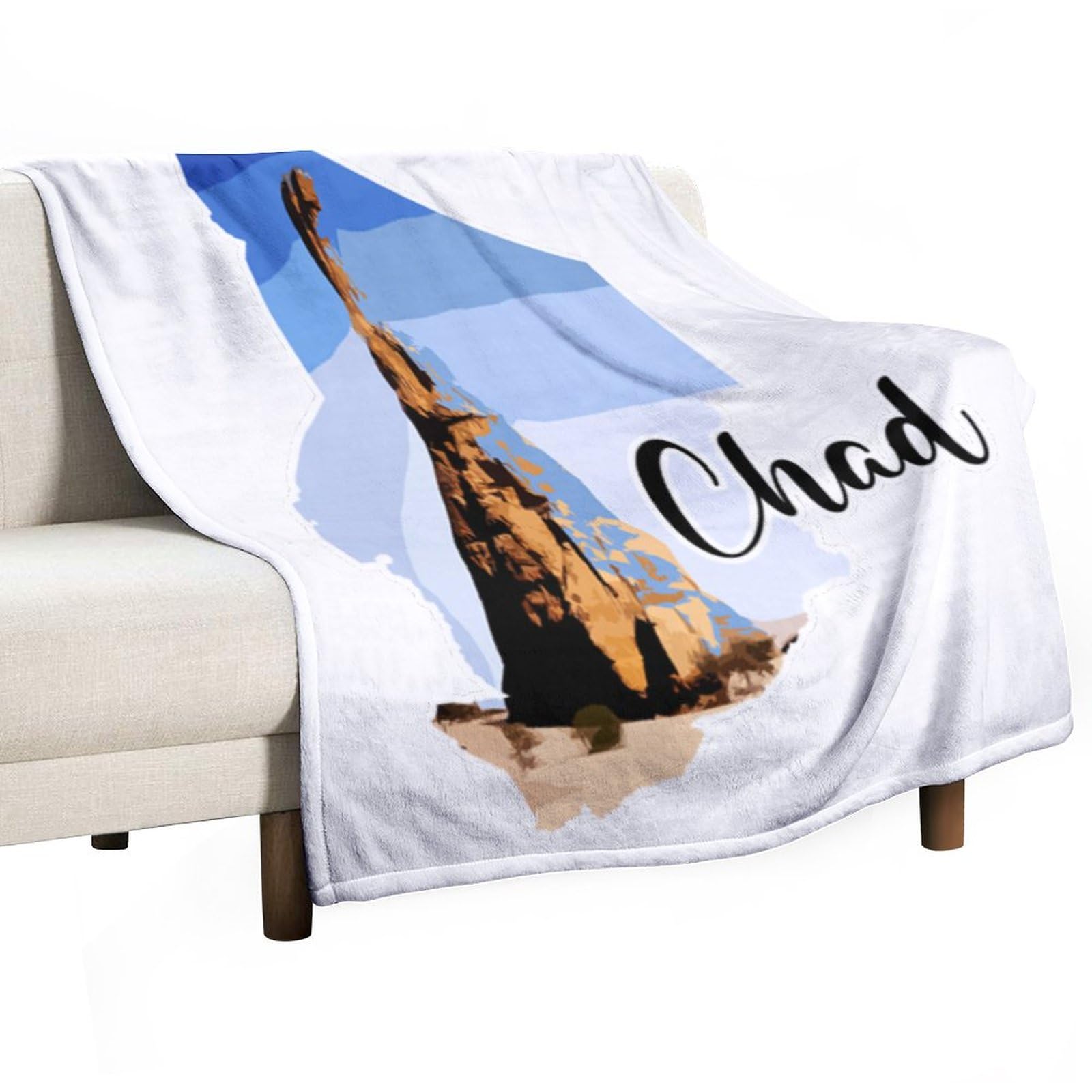 Couverture polaire Tchad plaid léger contre le froid pour adulte frileux