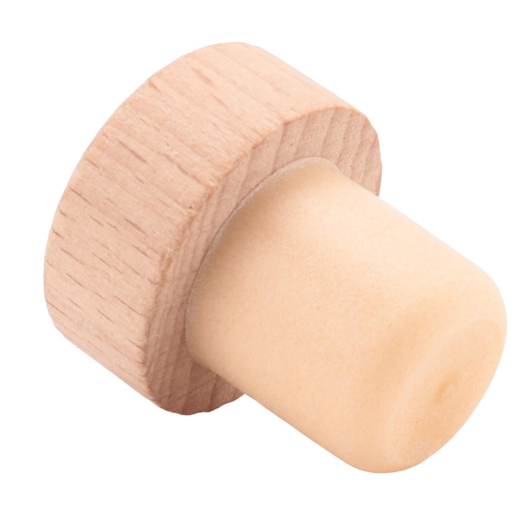 rieder 120 Uds. Tapones de Corcho para de Vino, Tapones de Corcho en Forma de T para Vino, corchos de Vino Reutilizables, tapón de Vino de Madera y Goma