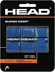 HEAD Super Comp Racquet Overgrip - Fita de aderência para raquete de tênis - Pacote com 3,