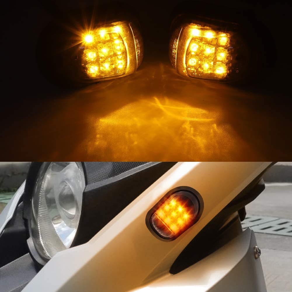 Amazon | X-STYLE バイク ウィンカー LEDターンシグナルランプ