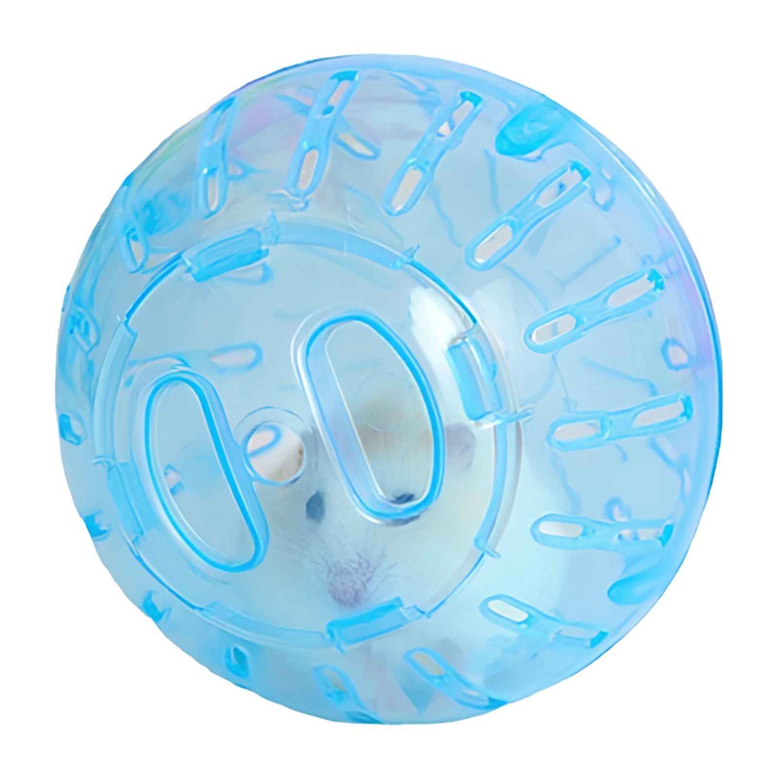 Large Hamster Ball 12cm, Plastic Transparent Hamster Wheel, Hamsters Running Jogging Exercise Ball, Accessories for Relieves Boredom, Increases Activity Small Animals Pet