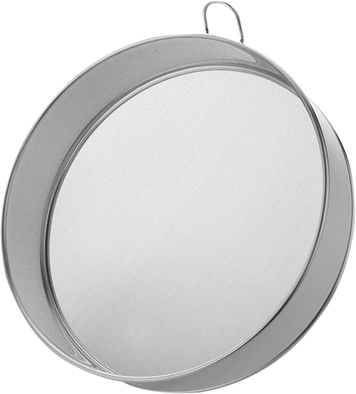Feinmaschig Profi Mehlsieb, Mehlsieb Edelstahl, 50 Mesh Backen Sieb, 25 cm Feines Sieb set, Rundmehl Sieb, Feines, Mehl Sieben für Mehl,Reis,Getreide,Bohnen, (Silber)