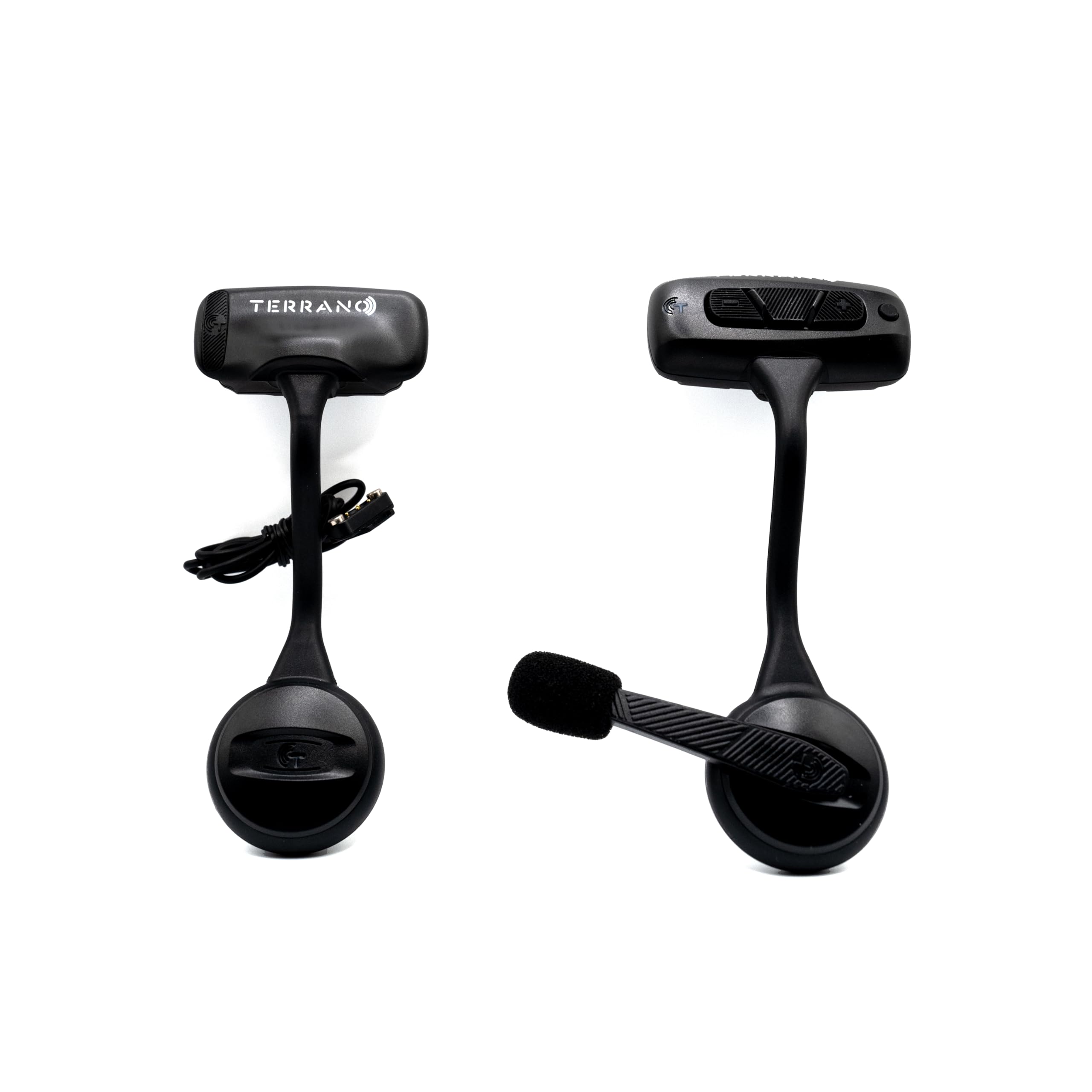 Terrano-Q Safe Cycling Headset; Helmet Mounted, Light Weight Communication System with Rider-to-Rider intercom.