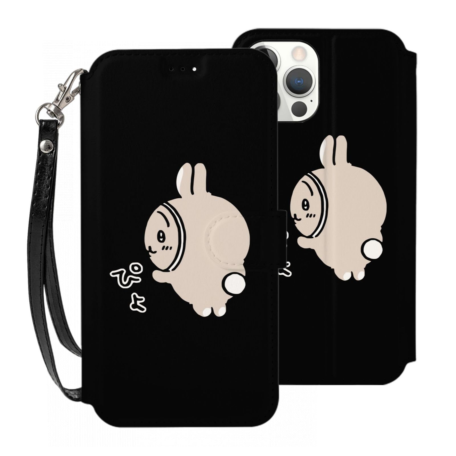 Amazon.co.jp: 【iphone12 Mini 用 ケース】 手帳型 ちいかわ うさぎ