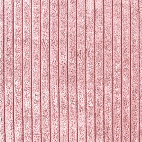 Heko Panels Tissus Au Metre Pour Couture Ameublement Fauteuil Meubles Canapés Chaises Coussins Rose Poudré 100 X 142 cm Murano