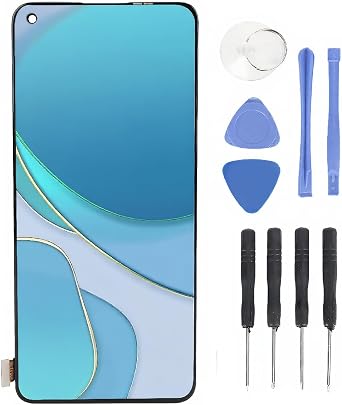 Replacement Compatible for 8T 5G for 8T + for X7 Pro Display Digitizer Assembly with Frame & Repair Tools - 6.55inch