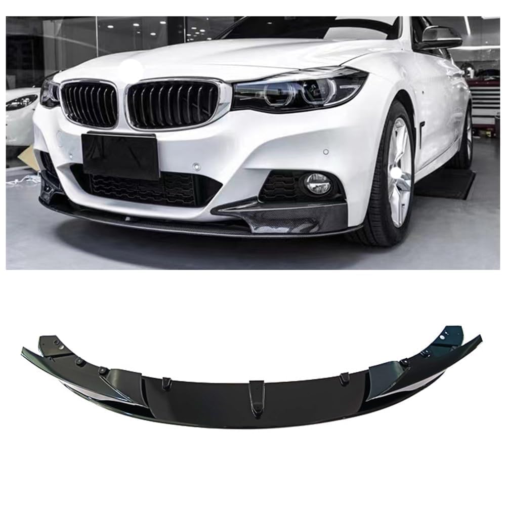 Becquet avant pour BMW Série 3 GT F34 2013-2019 spoiler noir